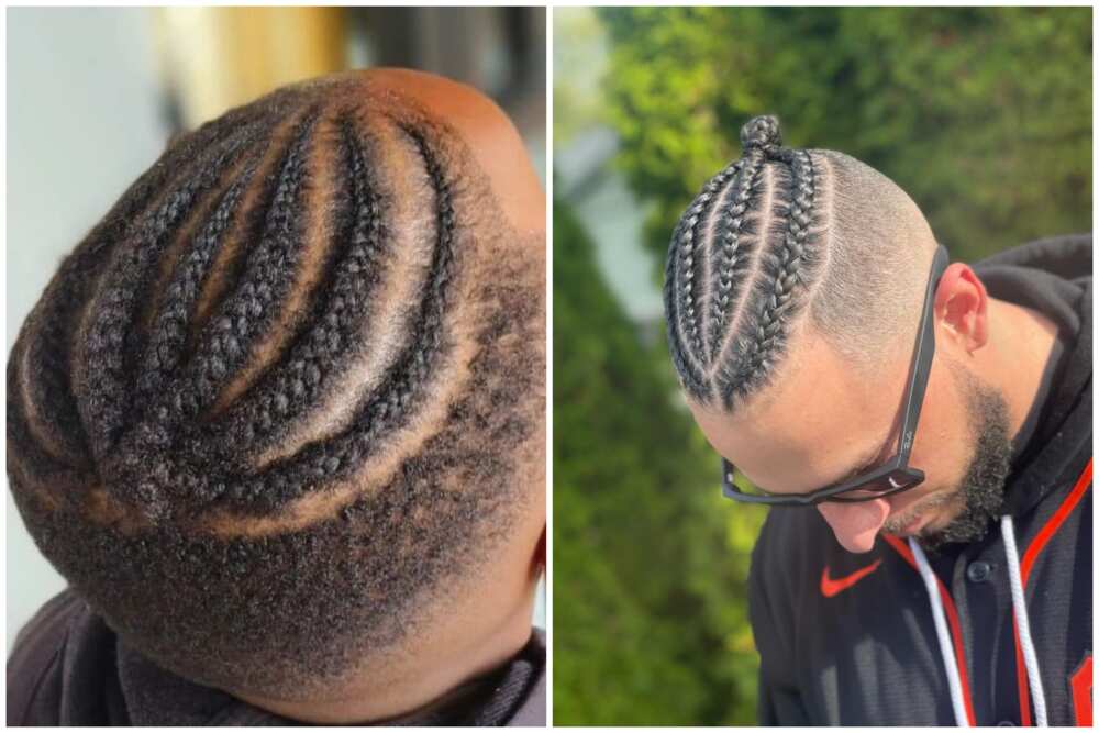 Cool braids for men's hair