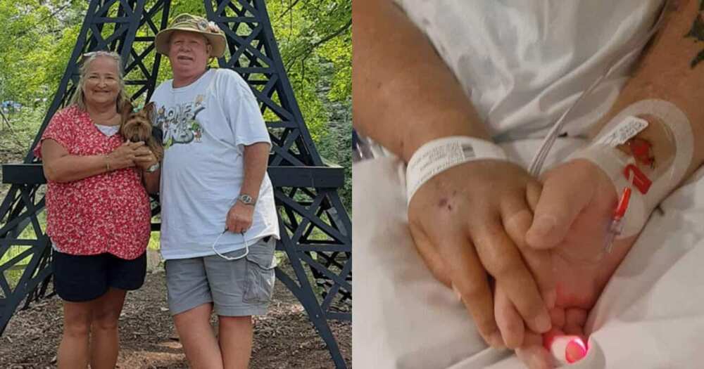 The couple died of COVID-19 while holding hands. The couple died of COVID-19 while holding hands.