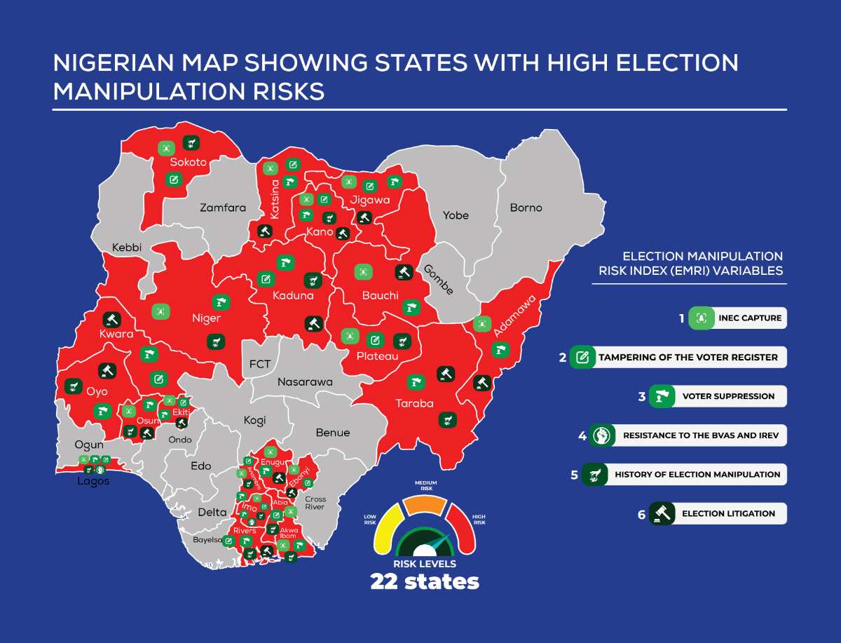 2023: Yiaga Africa, Other CSOs Release Election Manipulation Risk Index ...