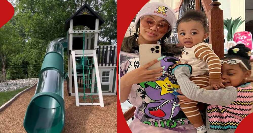 Cardi B spends $20k on playground for her kids.