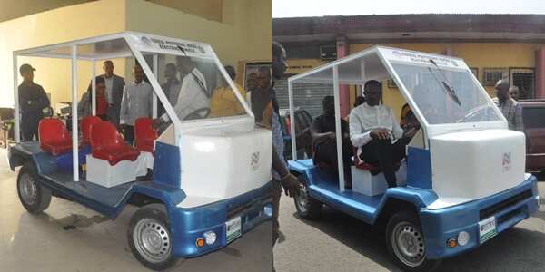 Engineer Pius Nwosu has constructed the first electric car at the Federal Polytechnic, Nekede, Imo State