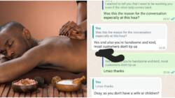 Man leaks WhatsApp chats of lady who admired him after massaging him, sends many into a frenzy
