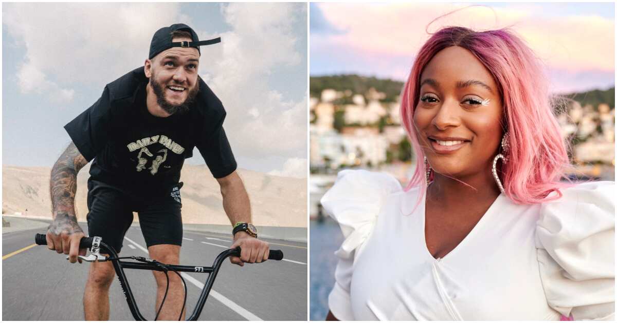 Watch video of DJ Cuppy's alleged Oyinbo love in Nigeria, fans react