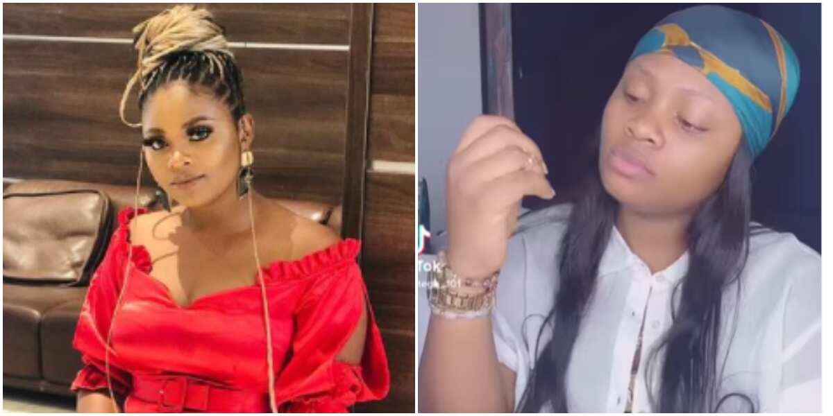 Beauty overload: Fans gush over BBNaija's Tega as she shows off acting skills on TikTok