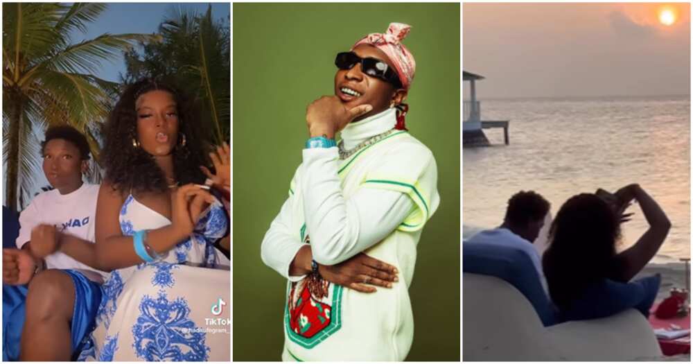 Photos of Bella Smurda and new lover, Adufe