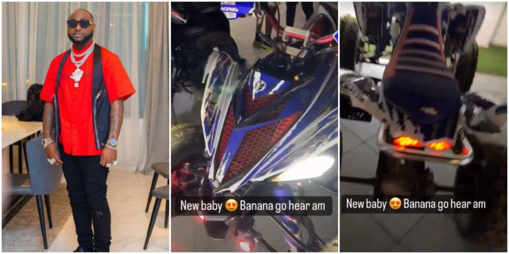Davido and new bike Davido and new bike