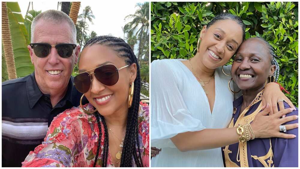 Are Tia and Tamera's parents together?