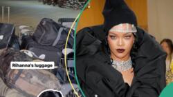 Rihanna's large boxes as she arrives in India to perform at wedding of country's richest man's son trend