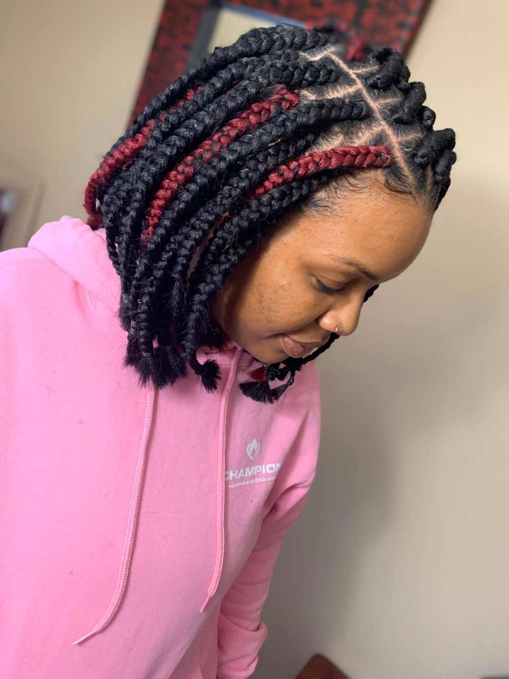 Shortbox braids hairstyles