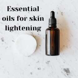  óleos essenciais para clareamento da pele