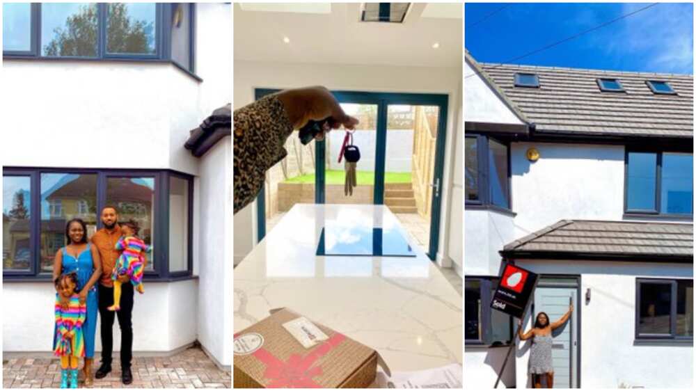 Nigerian Family Makes It Abroad, Buys 4 Bedroom House in London, Video Shows Beautiful Interior