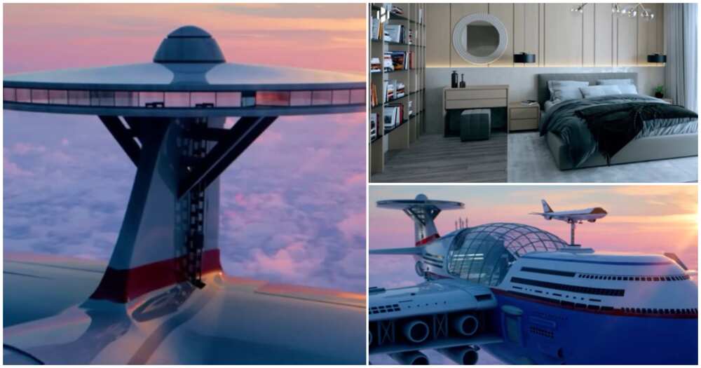 Sky Cruise: Inside Giant Flying Luxury Hotel Designed to Stay in the Air  Forever, Video of it Stirs Reactions - Legit.ng