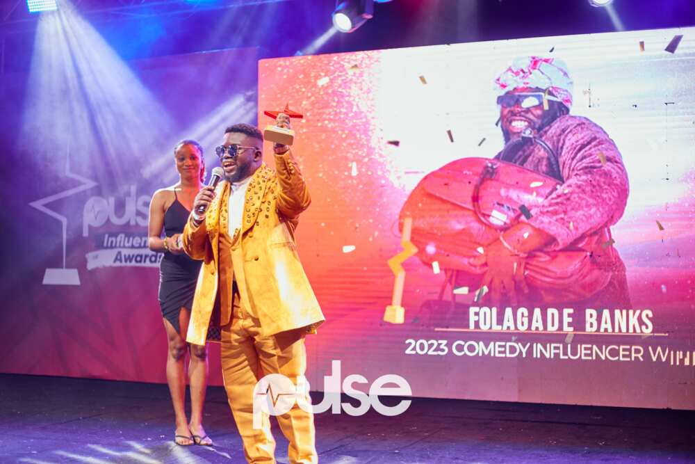 Folagbade Banks, Best Comedy Influencer, Pulse Influencer Awards