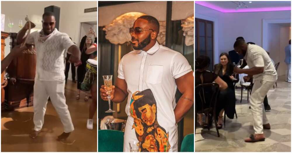 Photos BBNaija star Kiddwaya dancing