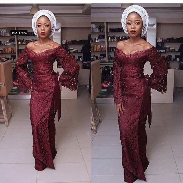 nigerian lace dresses 2019