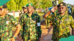 Nigerian Army reacts as Yoruba Nation rebels invade Ibadan secretariat, hoist flag, photos emerge