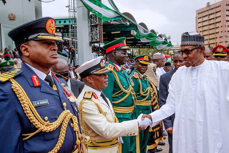 Insecurity: Buhari won't sack service chiefs now -Presidency