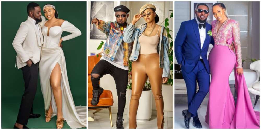 Photos of AY and Mabel Makun. Photos of AY and Mabel Makun.
