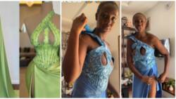 What I ordered: Lady cries out after tailor delivered ruined birthday dress, shares video