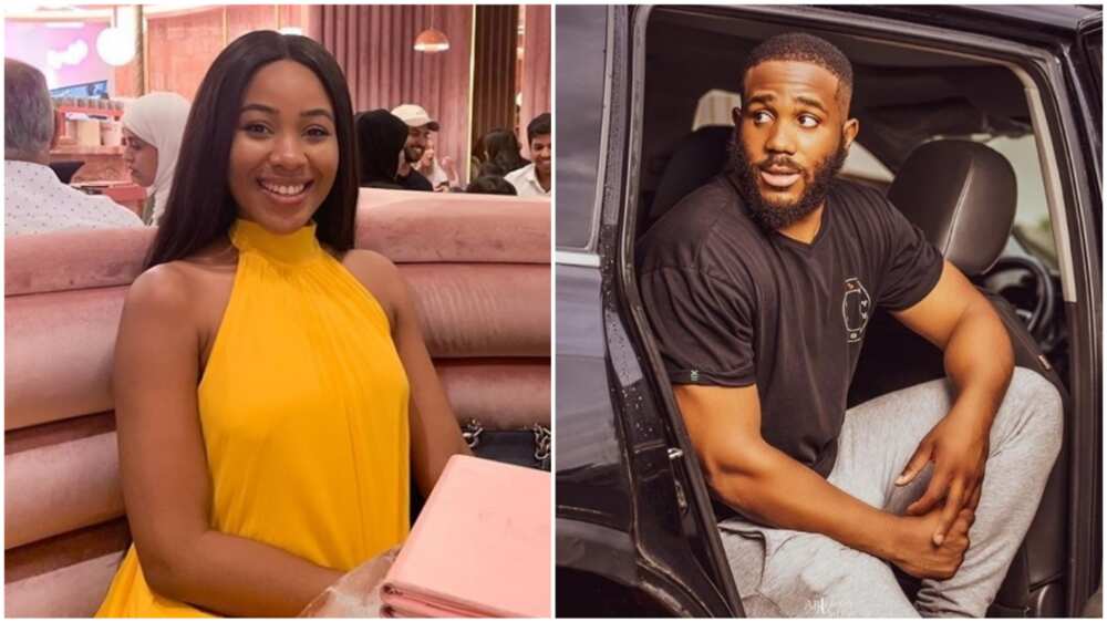 BBNaija romance: Erica and Kiddwaya get intimate between the sheet