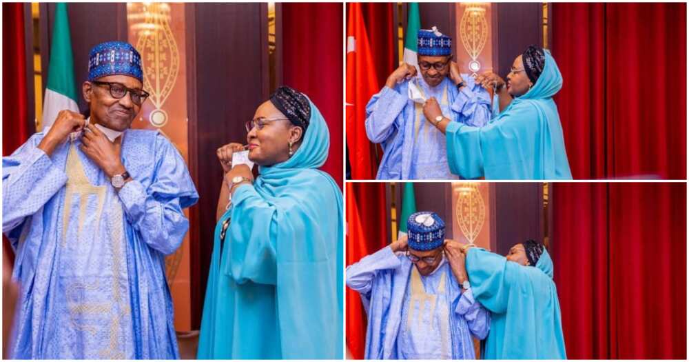 President Buhari and Aisha