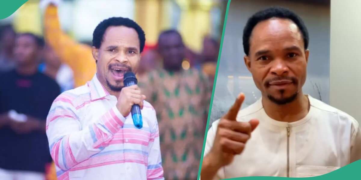 Pastor Odumeje finally reveals why he speaks bad English, he leaves his congregation shocked