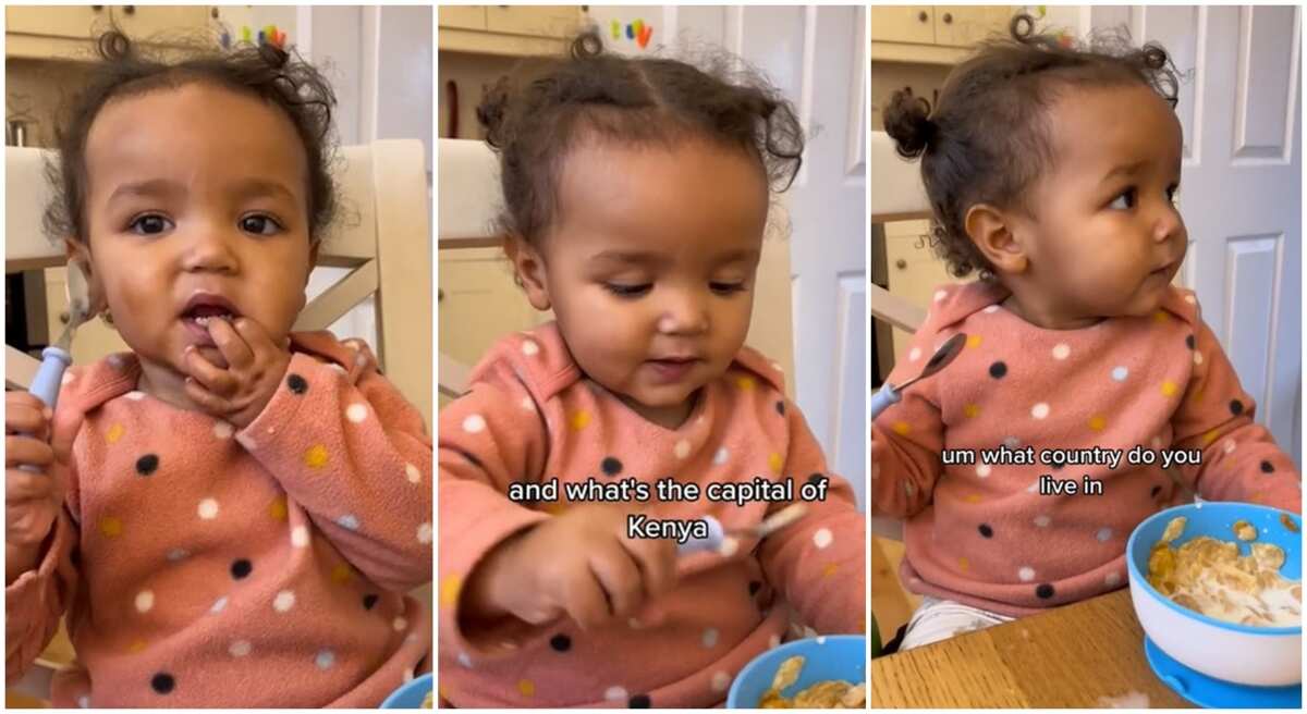 Video: Little baby who knows the capital of countries causes stir on TikTok