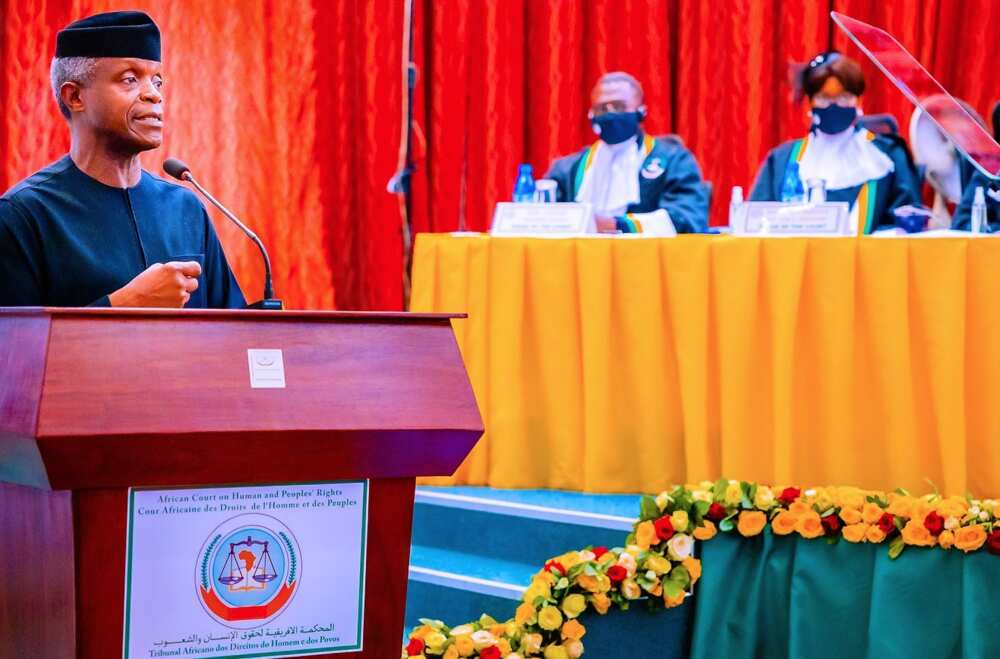 Vice President Yemi Osinbajo Vice President Yemi Osinbajo