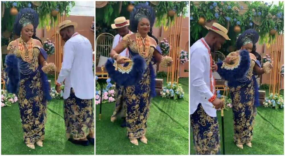 Nigerian bride and groom dances Buga by Kizz Daniel.