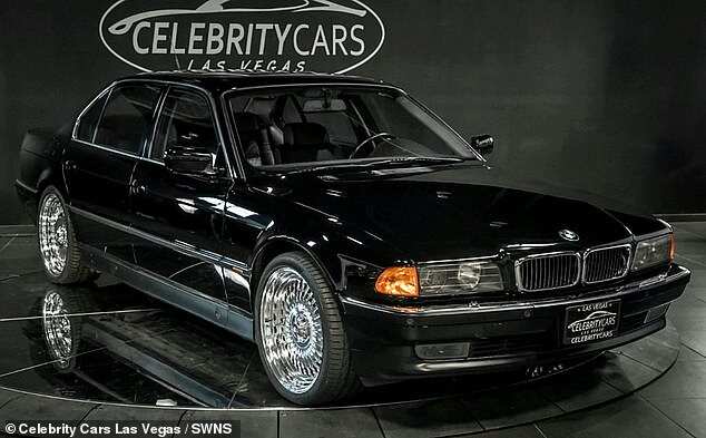 BMW Sedan carrying Tupac when he was shot dead in 1996 is put up for auction for $1.75million in Las Vegas