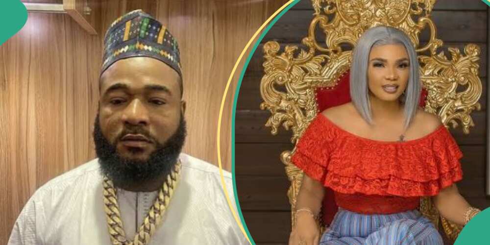 Socialite Sam Larry and Iyabo Ojo Socialite Sam Larry and Iyabo Ojo