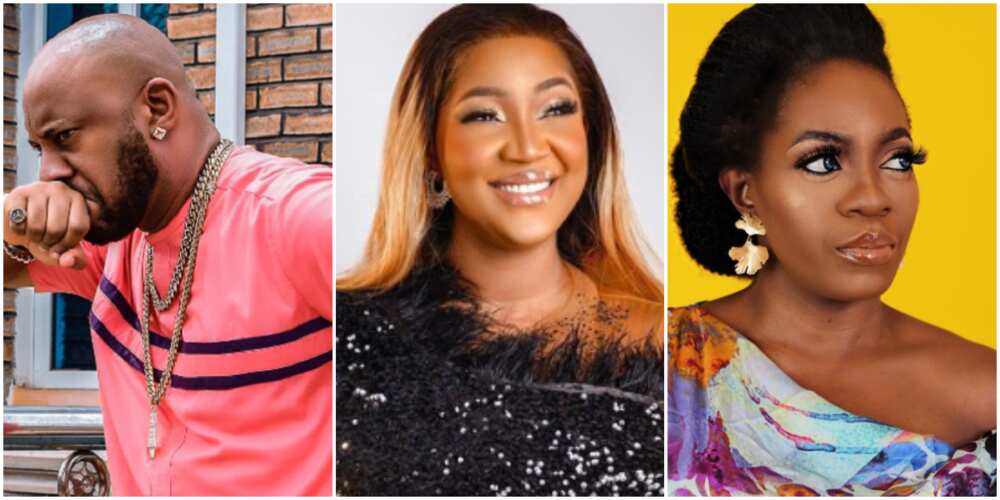 Yul Edochie's angry face, Judy Austin, Shade Ladipo