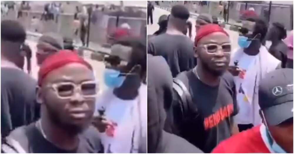 Fayose's son spotted among EndSARS protesters in Lagos
