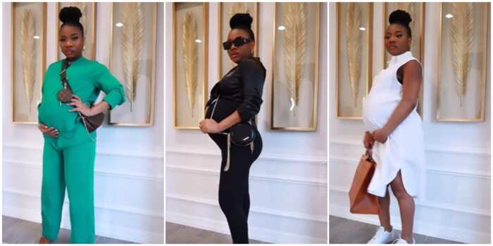 Maternity fashion: Mocheddah shares video, shows how to slay with baby bump in 5 outfits Maternity fashion: Mocheddah shares video, shows how to slay with baby bump in 5 outfits