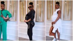 Maternity fashion: Mocheddah shares video, shows how to slay with baby bump in 5 outfits