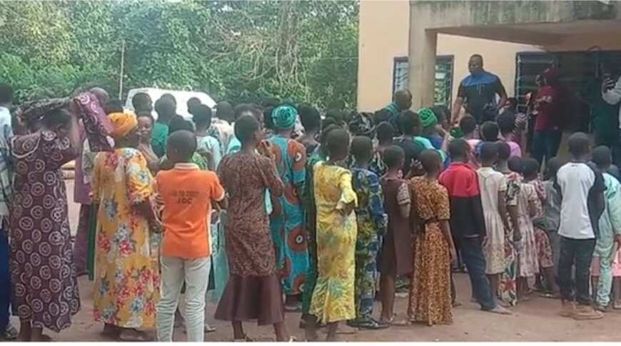 Ondo church, rescued children