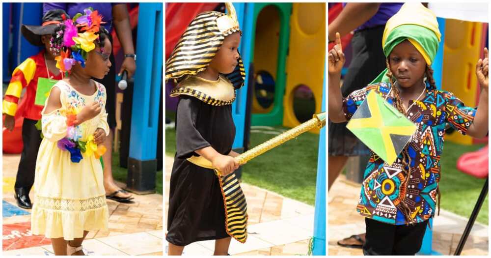 Yvonne Nelson: Students Of Actress' Day Care Adorn Colorful Attires to Mark Traditions Around the World Day