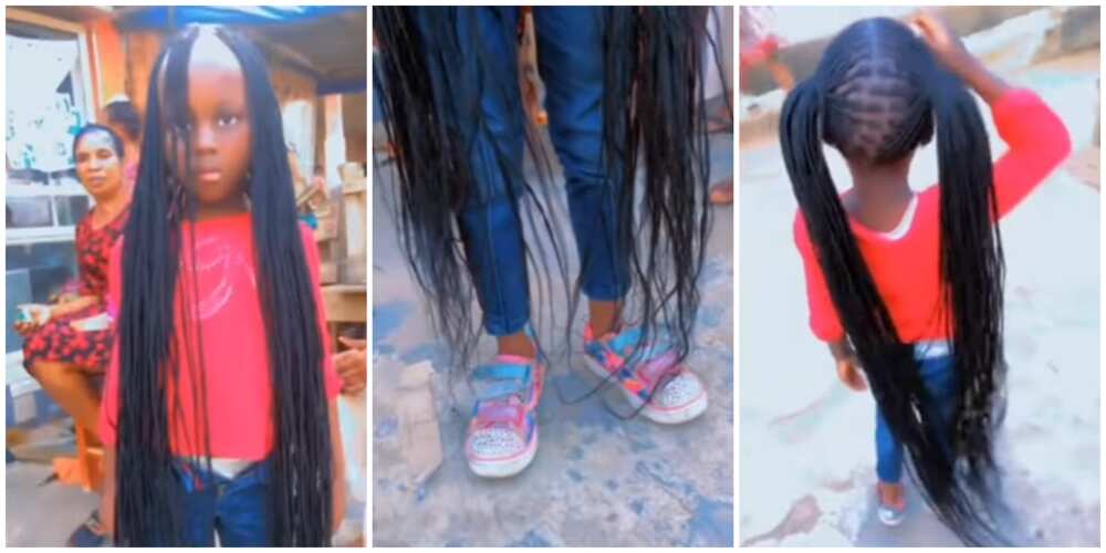 Viral Video of Little Girl with Ankle-Length Braids Sparks Mixed Reactions  