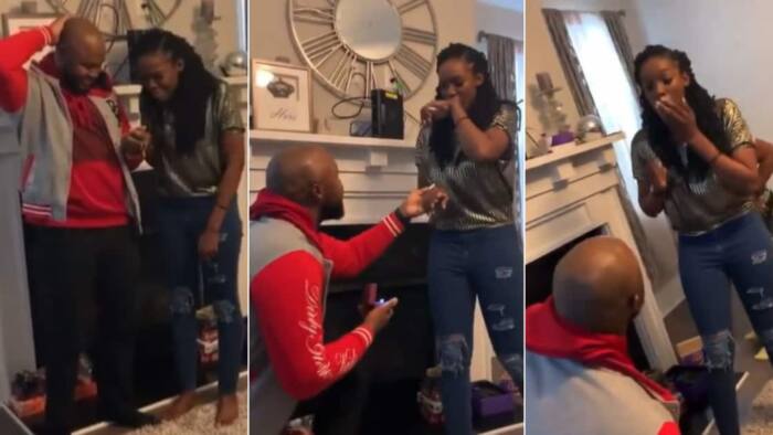 Man uses quiz to propose to girlfriend in viral clip, renders her speechless