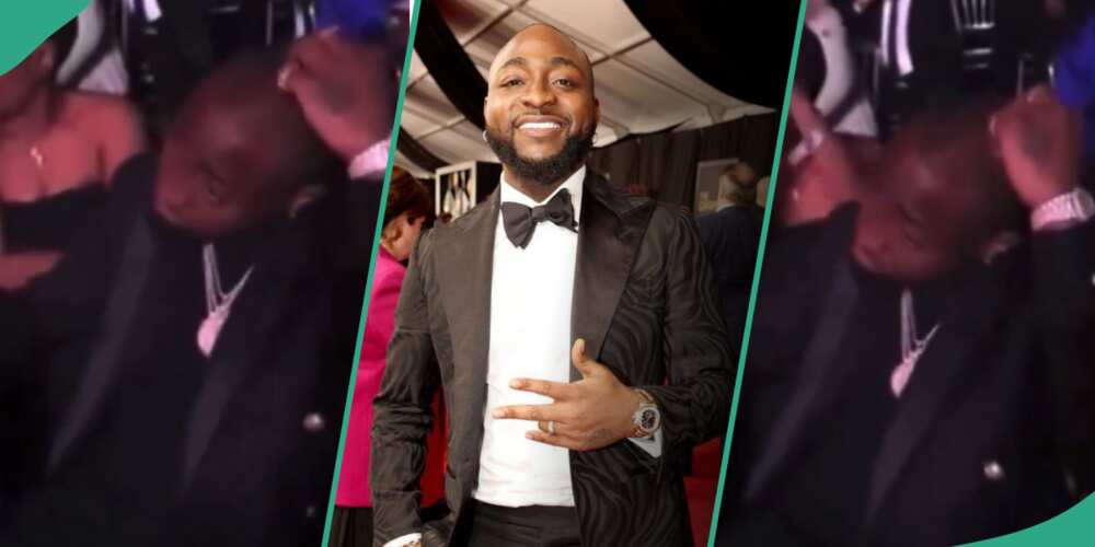 Clips of the moment Davido realised he had lost his three Grammy nominations