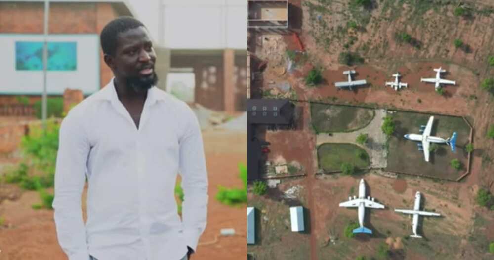 Ibrahim Mahama: Artist from Tamale sold one of his works for GHc 5.8 million & has 6 Aircrafts