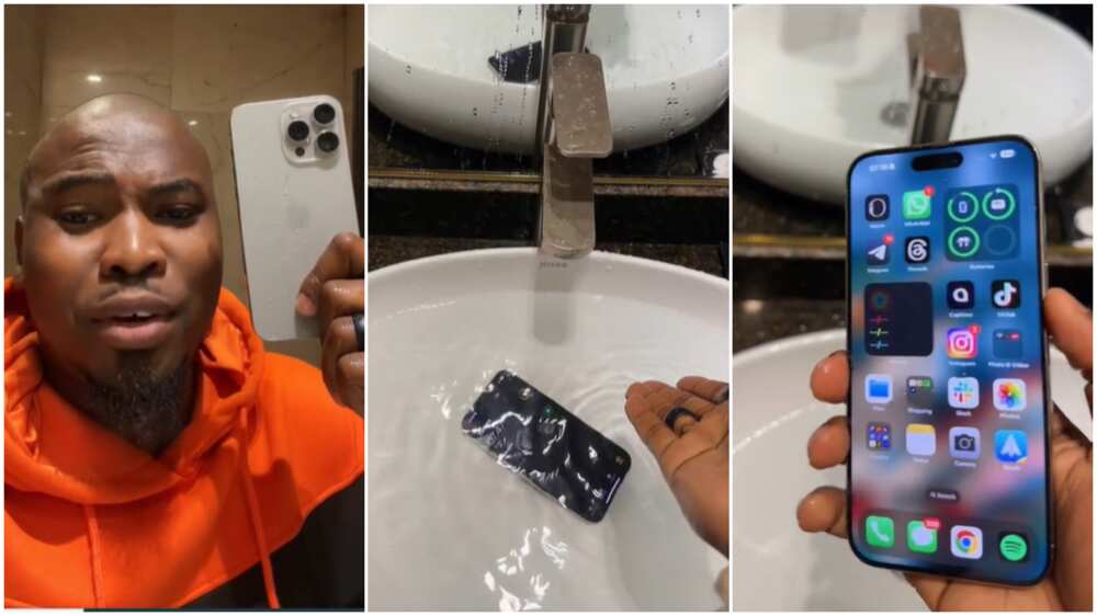 how to take water out of iphone 15