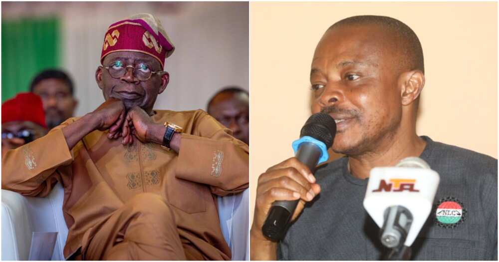 Shugaban kasa Bola Tinubu da Joe Ajaero Shugaban kasa Bola Tinubu da Joe Ajaero