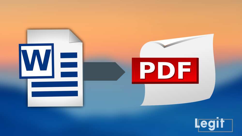 How to save a Word document as a PDF