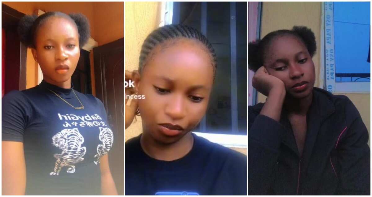 20-year-old Nigerian lady sheds tears in viral video, says she does not have a boyfriend