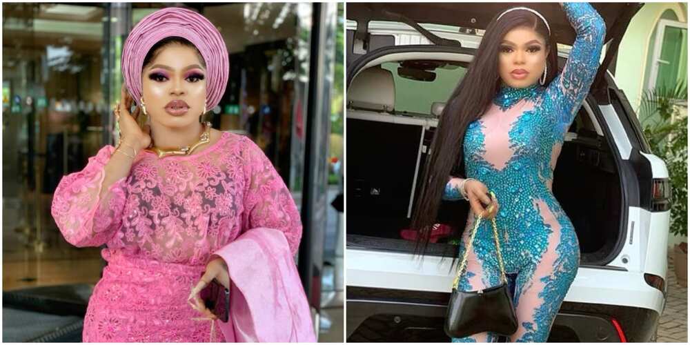 Bobrisky excited about showing off his new body.