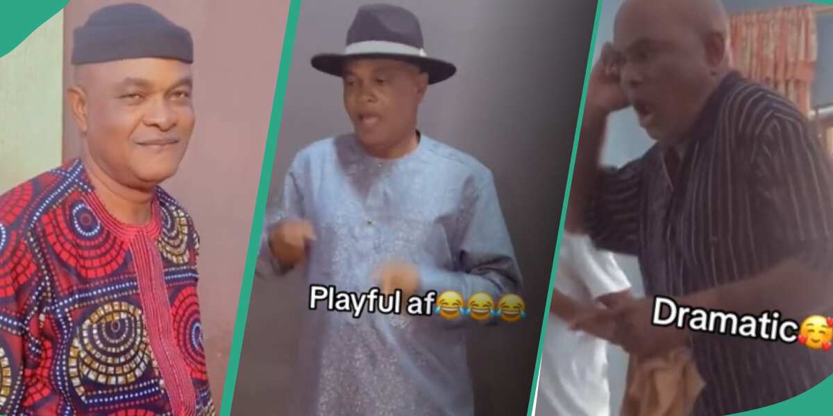 OMG! Watch the sweet video of Nigerian lady showing her father’s dance moves