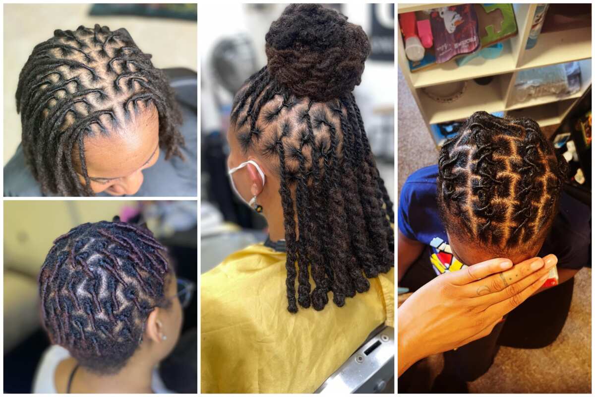 30 beginner short loc styles for women that are simple but stylish -  Legit.ng