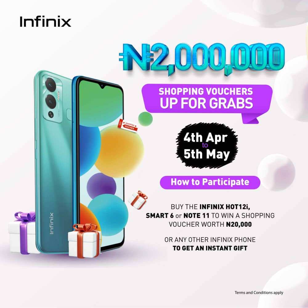 Celebrate Easter with Shopping Vouchers in Infinix April Promo