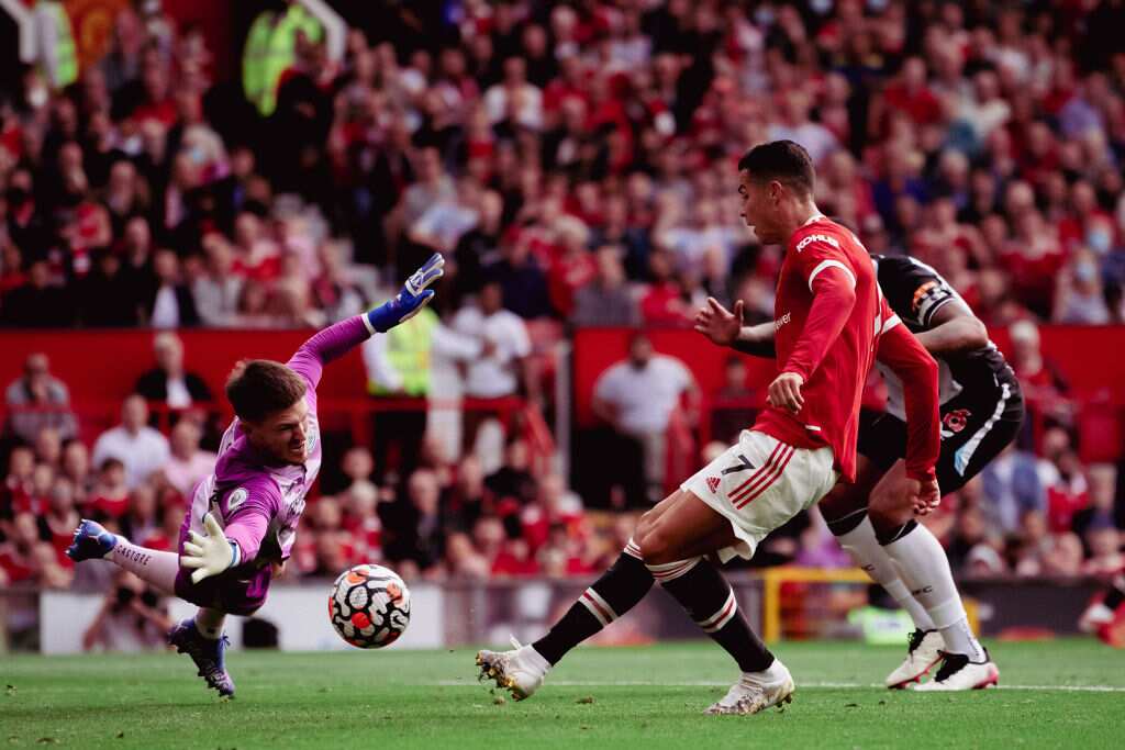 Jubilation as Cristiano Ronaldo scores double on second Manchester United debut